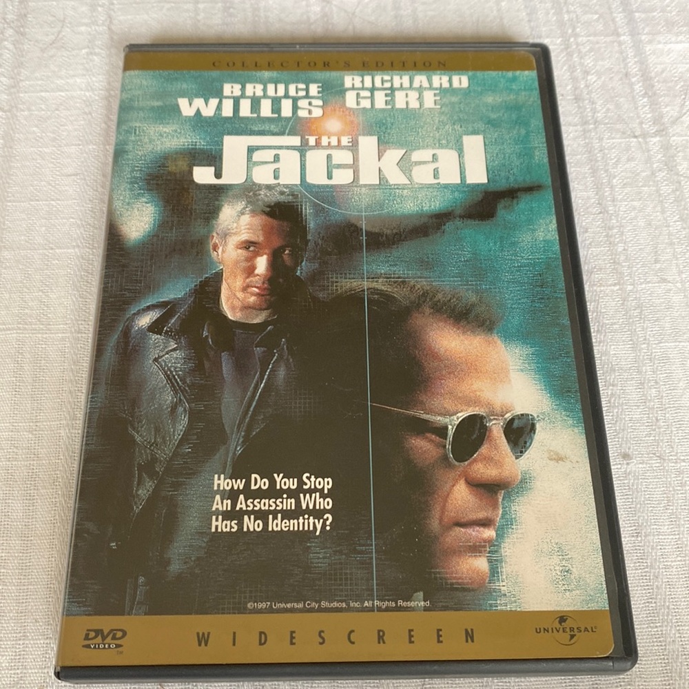 🎬PRICING🎬 The Jackal Collector’s Edition DVD with Bruce Willis & Richard Gere